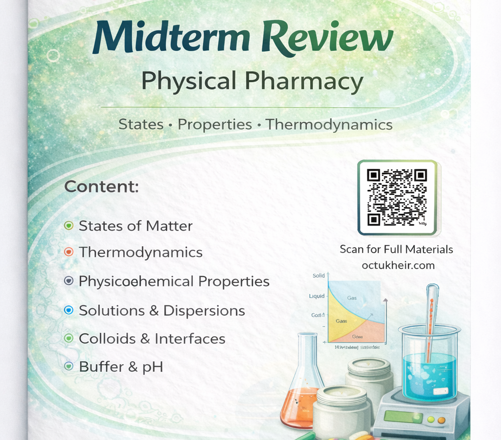 Mid-Term revision | Physical Pharmacy